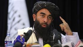 塔利班發言人穆賈希德（Zabihullah Mujahid）
圖／美聯社／達志影像