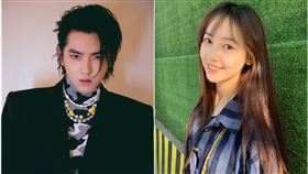 吳亦凡,秦牛正威,鹿依Luna（圖／翻攝自微博）