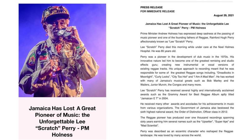 雷鬼傳奇製作人李佩里逝　享壽85歲