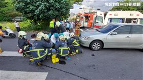 新北市，淡水，車禍，公車，機車，母子，車底