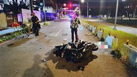 蘆竹,情侶,車禍,電線桿（圖／翻攝畫面）