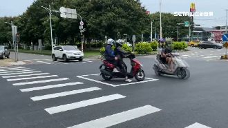 嘉義路中央畫待轉區　騎士怕變待撞區