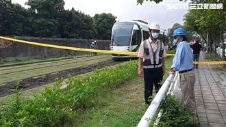 高雄輕軌疑出軌　單線雙向通車