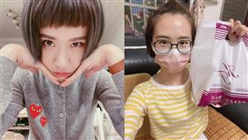 貼文曝光後，被藝人朋友們大讚髮型太可愛。(圖／翻攝自Lulu臉書)