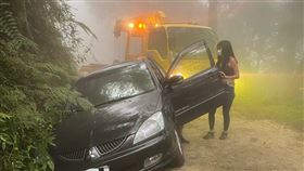 林智堅,羅山林道,刁車,道路救援（圖／翻攝自林智堅臉書）