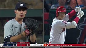 ▲大谷翔平從前隊友希利（Andrew Heaney）手中敲出本季第42轟。（圖／翻攝自天使推特）