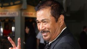 千葉真一曾出演《追殺比爾》，圖為2003年他出席洛杉磯首映的資料畫面。（圖／美聯社／達志影像）