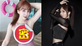 職籃女神牛奶近日性感泳衣連發。（圖／翻攝自牛奶 IG）