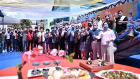 花蓮向日廣場斥資1800萬開幕　12位總舖師海味辦桌，圖／花蓮縣政府提供