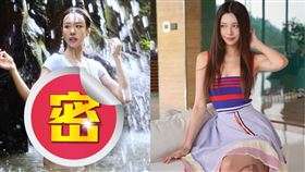 李元玲放送瀑布前大玩濕身誘惑。（圖／翻攝自李元玲IG）