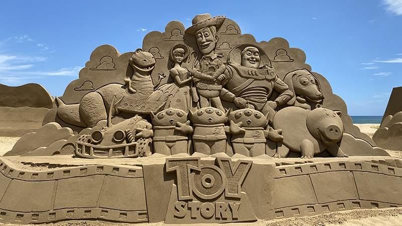 全亞洲首場「皮克斯沙雕展」來了！