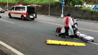 女星提醒會出車禍被反噬！遭機車撞飛斷腿