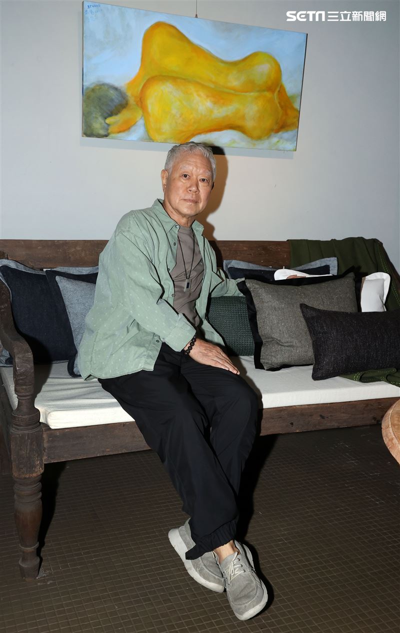 蔣勳三立新聞網專訪。（記者邱榮吉/攝影）
