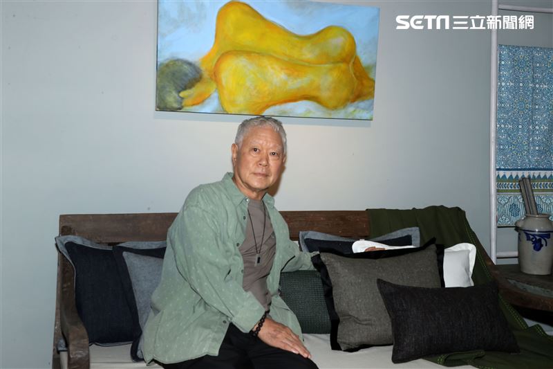 蔣勳三立新聞網專訪。（記者邱榮吉/攝影）