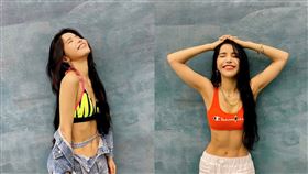 寫真拍完後，頌樂暴吃3天高熱量食物，自爆腹肌已變西瓜。(圖／翻攝自solarkeemIG)