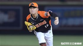 ▲統一獅先發投手江辰晏。（圖／記者劉彥池攝影）