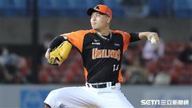 ▲統一獅先發投手江辰晏。（圖／記者劉彥池攝影）