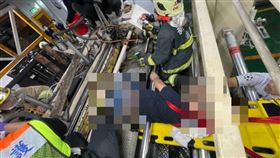 新竹,湖口,工業區,移工,截肢,意外（圖／翻攝畫面） 