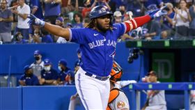 ▲小葛雷諾（Vladimir Guerrero Jr.）炸裂本季第39轟。（圖／翻攝自藍鳥推特）