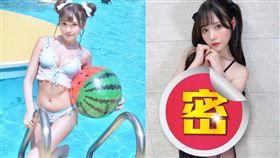 先前橋本有菜曬出乳鍊裝美圖。（圖／翻攝自@Arinahashimoto1推特）