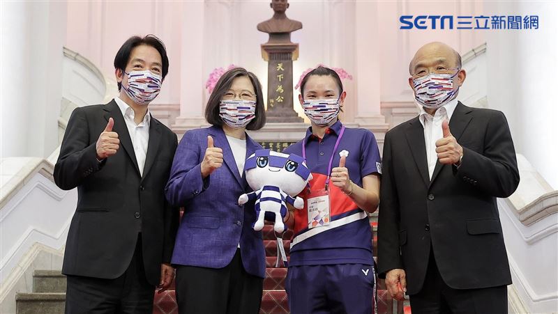 迎接最強台灣隊　賴清德爆忘了帶講稿