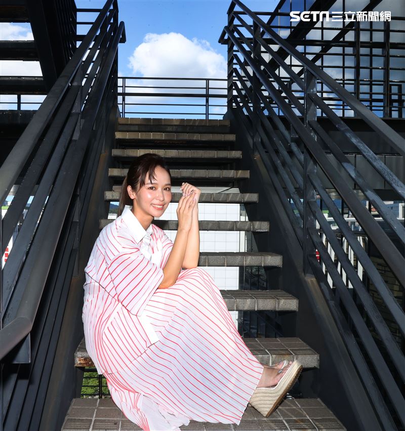 黃子佼師妹陳明珠三立新聞網專訪。（記者邱榮吉/攝影）