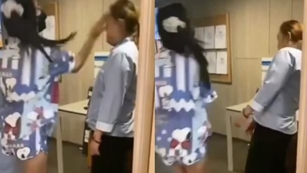 網美狂搧保全巴掌：我隆的胸你賠不起