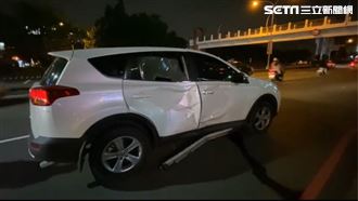 南下抓賊違規左轉　新北警害騎士重傷