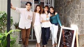 陳意涵、林心如、邱澤、簡嫚書。（可米傳媒提供