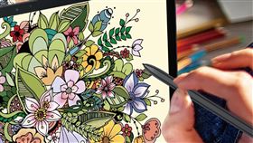 Galaxy Tab S7 FE Wi-Fi版本共推出星動黑、星動綠、星動粉、星動銀四色（圖／台灣三星提供）