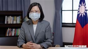 0831 蔡英文為「凱達格蘭論壇-2021亞太安全對話」錄製致詞影片。（圖／總統府提供）