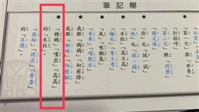 國小,小二,課文,水柱,開車(翻攝自 脫北者冰狼 粉絲專頁) 