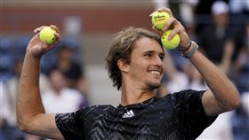 德國網球名將茲韋列夫（Alexander Zverev）（圖／美聯社／達志影像）