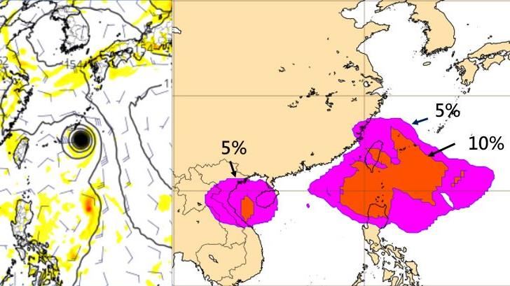 今晴熱36度午後雷雨　降雨熱區出爐