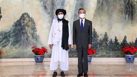 王毅，塔利班領導人巴拉達爾，中國外交部官網