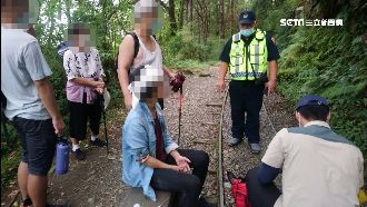 遊見晴古道拍照　婦滑落2尺高邊坡