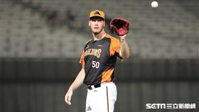 ▲統一獅先發投手布雷克。（圖／記者劉彥池攝影）