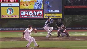 ▲吳念庭9局上滿壘面對宋家豪擊出決勝安打。（圖／截自太平洋聯盟TV）