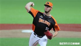 ▲統一獅先發投手布雷克。（圖／記者劉彥池攝影）