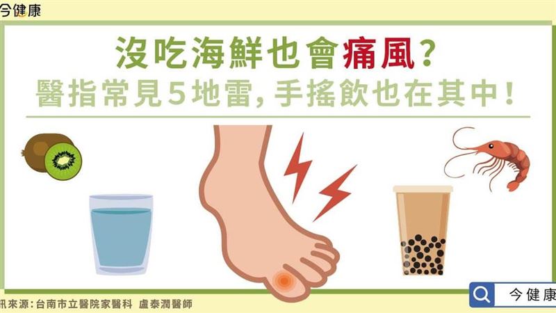 沒吃海鮮也會痛風？醫指常見５地雷