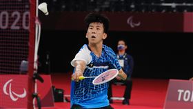 方振宇出賽男子單打SU5級`。（圖／體育署提供）