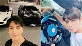 Gino用Google Maps查停車場時，意外在上面看到自己的車。(圖／翻攝自gino.tIG)