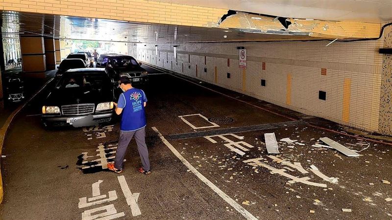 差10秒被瓦礫砸中　男星車禍險喪命