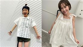 LuLu昨（3日)曬出自己5歲影片，搞怪模樣笑翻網友。(圖／翻攝自sunnygirl800424IG)