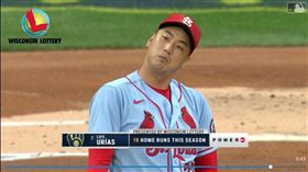 ▲金廣鉉全場第2球挨轟。（圖／翻攝自釀酒人推特）