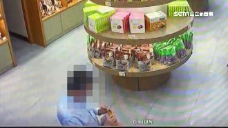 男逛伴手禮店拆封試吃　垃圾塞回架上
