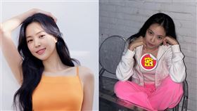 孫娜恩身穿小背心，放送「超兇深溝」電暈網。(圖／翻攝自marcellasneIG)