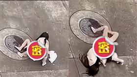 爭奪,談判,打架,女子,走光