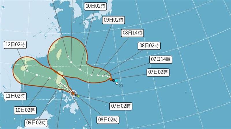 璨樹颱風最快今生成　不排除直接侵台