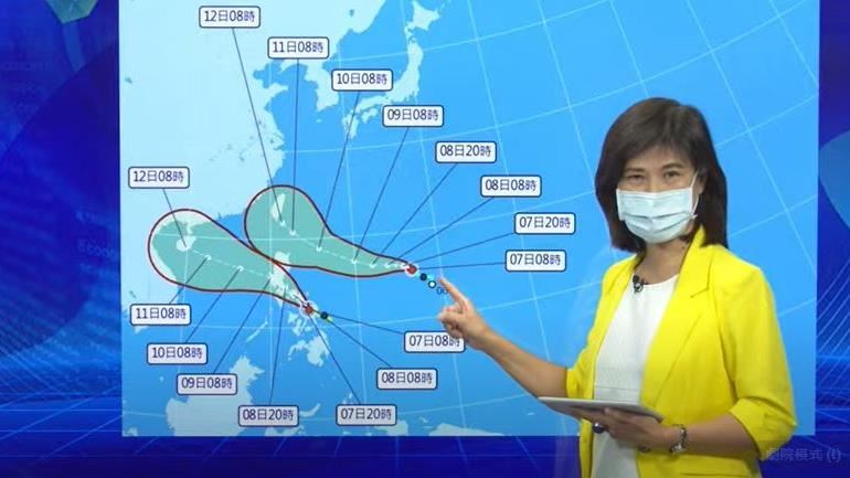 璨樹影響台灣時程曝光　3地區防降雨